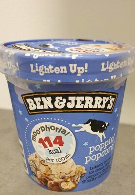 Ben & Jerry's Moophoria Glace en Pot Poopin Popcorn 465ml