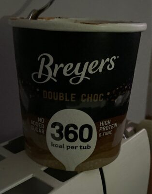 Breyers double choc front packaging