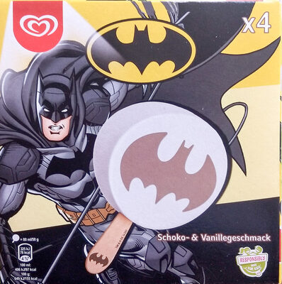 Batman Schoko Vanille 4er-Packung