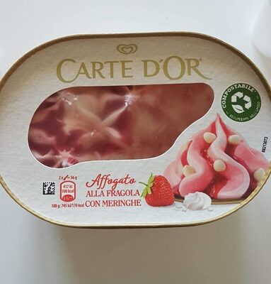 Affogato alla fragola