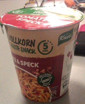 Vollkorn Pasta Snack Tomate & Speck