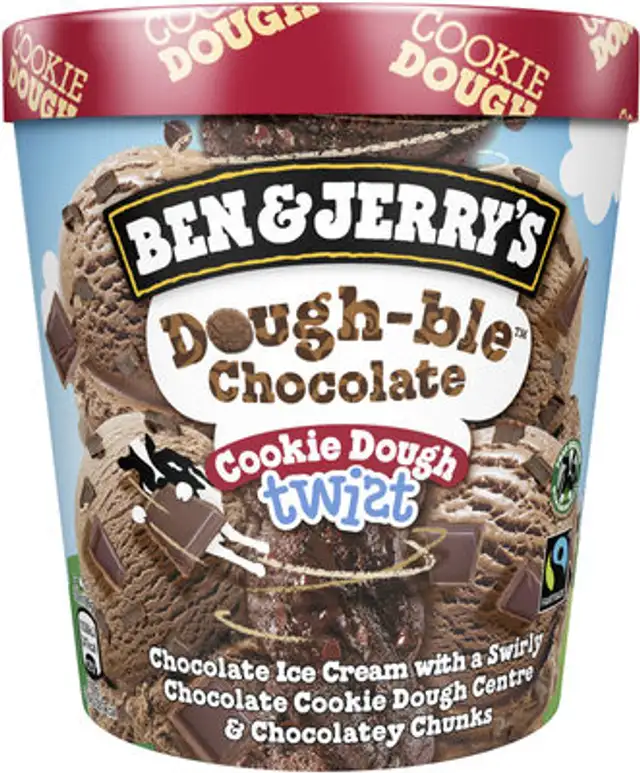 B&j 465ml chocolate twist front packaging