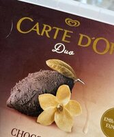 Gelado duo chocolate e baunilha