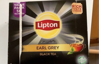 Earl grey Black Tea front packaging