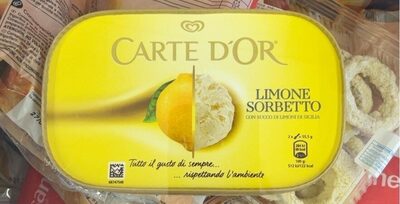 Sorbetto limone front packaging