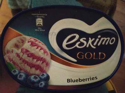 Ice cream - blueberries