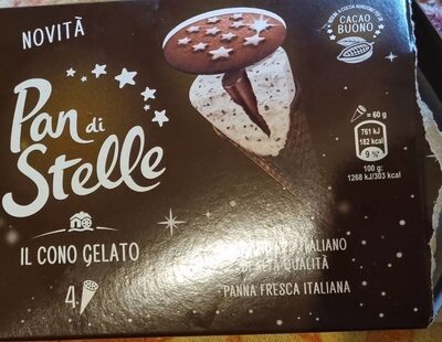 Pan di stelle cono gelato