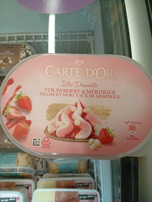 Crème glacée Strawberry & Meringue