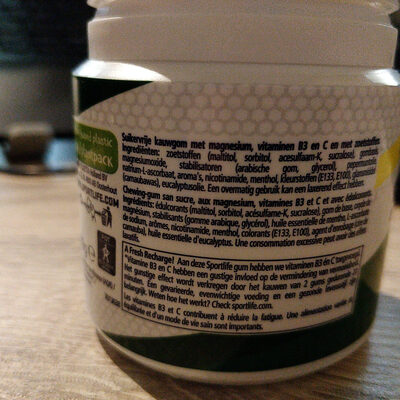 Sweetmint Boost Recovery front packaging