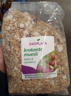 Krokante muesli koko & cranberry