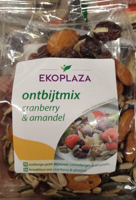 Ontbijt mix cranberry & amandel front packaging