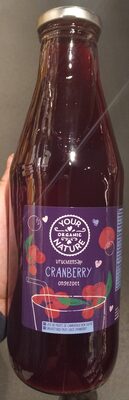 Vruchtensap Cranberry front packaging