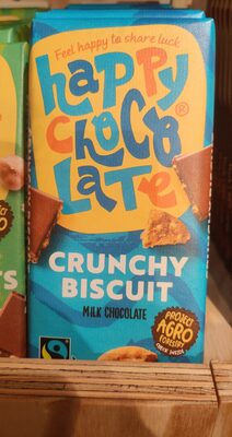 Crunchy biscuit front packaging