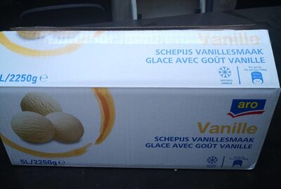 Glace vanille front packaging
