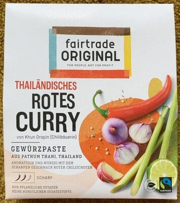 Thailändisches Rotes Curry front packaging