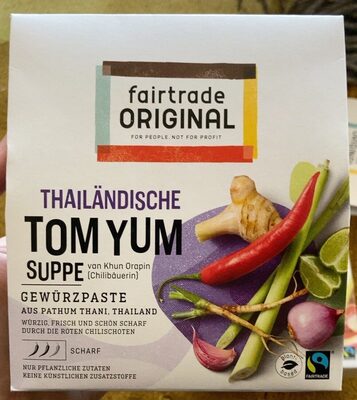 Thailändische Tom Yum Suppe