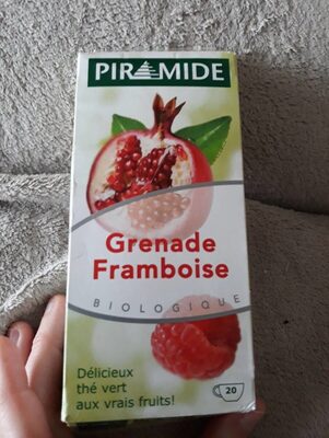 Thee framboos granaatappel