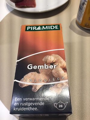 Piramide Thee Gember Eko front packaging
