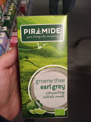 Thé vert Earl Grey front packaging
