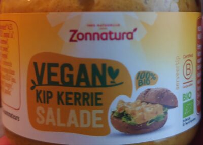 Vegan kip kerrie salade front packaging