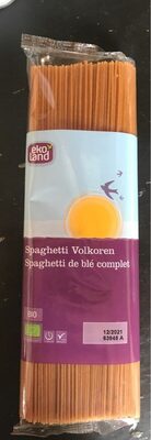 Spaghetti de blé complet