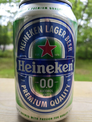Heineken alcohol-free beer 0.0 front packaging