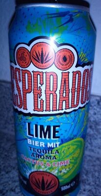 Desperados Lime - Bier mit Tequilaaroma, Lime & Cactus