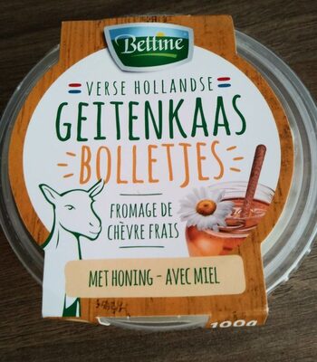 Bolas queso con miel front packaging