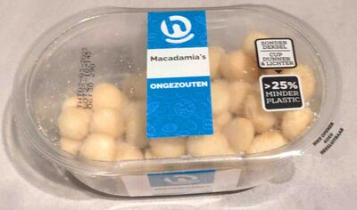 Macadamia's ongezouten