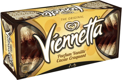 Viennetta Dessert Glacé Parfum Vanille Cacao Craquant 7 parts 650ml