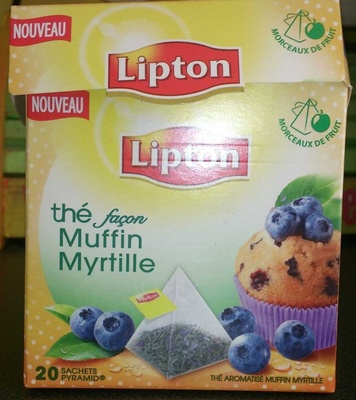 Thé façon Muffin Myrtille front packaging