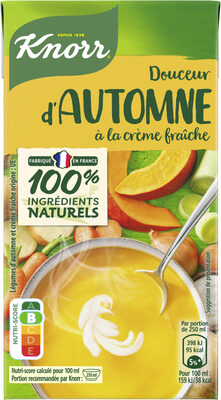 Knorr Soupe Liquide Douceur d'Automne à la Crème Fraîche 50cl