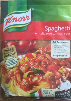 Spaghetti met Italiaanse tomatensaus