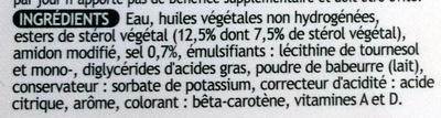 Tartine pro-activ réduit le cholestérol ingredients label