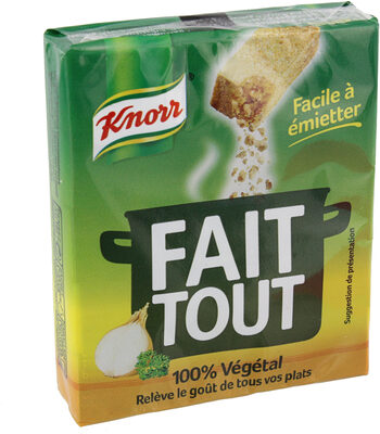Knorr Bouillon Cube Fait Tout 100% Végétal x10 100g