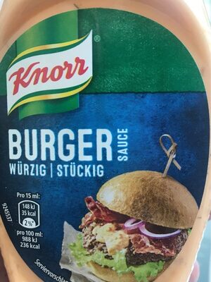 Knorr Grillsauce Würzige Burger Sauce Squeezer