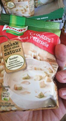 Croutons met peterselie