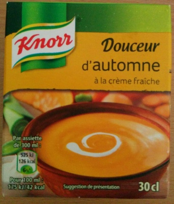 Knorr Soupe Douceur d'Automne à la Crème Fraîche