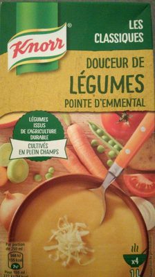 Douceur de légumes pointe d'emmental front packaging
