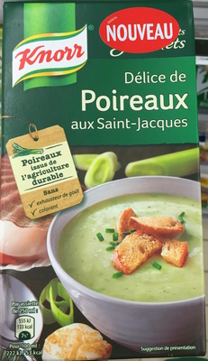 Délice de Poireaux aux Saint-Jacques front packaging