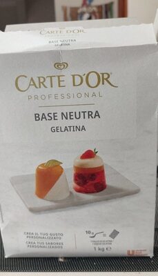 Base neutra gelatina front packaging