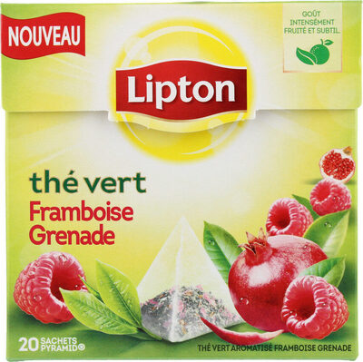 Thé Vert Framboise Grenade Sachets