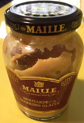 Moutarde aux marrons glacés