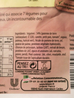 Mouliné de 7 légumes