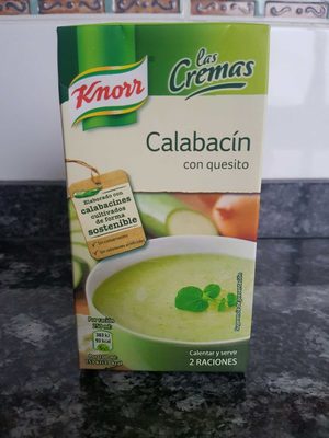 Crema De Calabacín Con Quesito