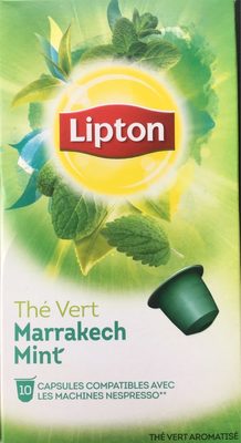 Lipton Tea 10'S Box Green Mint (25 Grams)