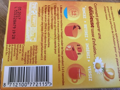 Infusion orange touche de miel capsules