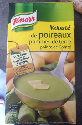 Velouté de Poireaux Pommes de Terre et Pointe de Crème