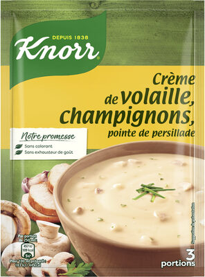 Knorr Soupe Crème de Volaille et Champignons 75g 3 Portions