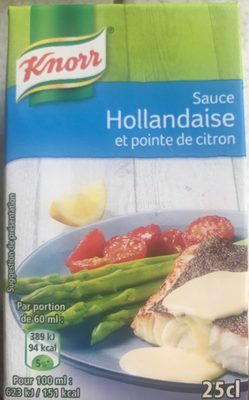 Sauce hollandaise et pointe de citron